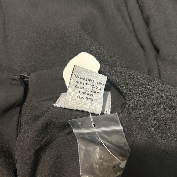 Monroe & Main Shift Desk to Dinner Casual Party Black Crepe Office Funeral Dress - Picture 11 of 12